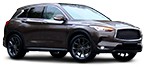 INFINITI QX50 automobilių dalys pirkti nebrangu