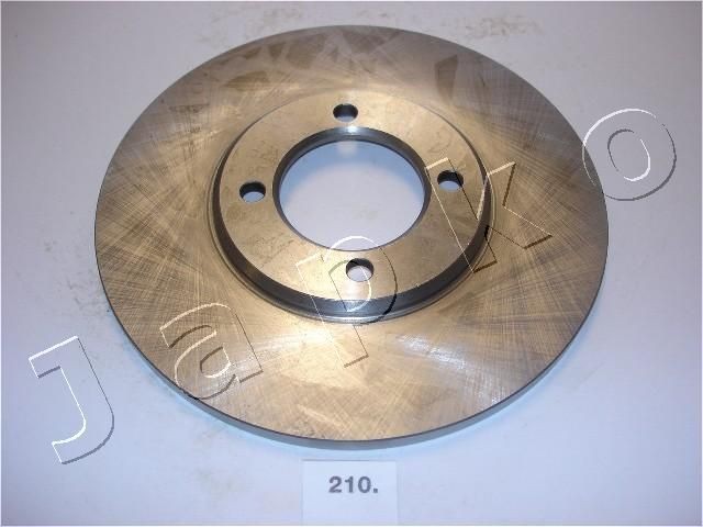 JAPKO 60210: Brzdový kotouč přední osa, R: 227,6mm, plný, R: 227,6mm