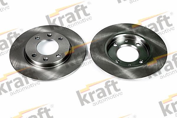 KRAFT 6055540: Bremseskive Ø: 247mm, fuldstændigt, Ø: 247,0mm