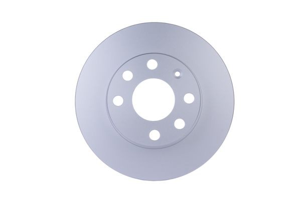 HELLA 8DD 355 100-431: Brzdový kotouč R: 236mm, plný, R: 236mm, nátěr, bez náboje kola, bez šroubů vozidlového kola PRO