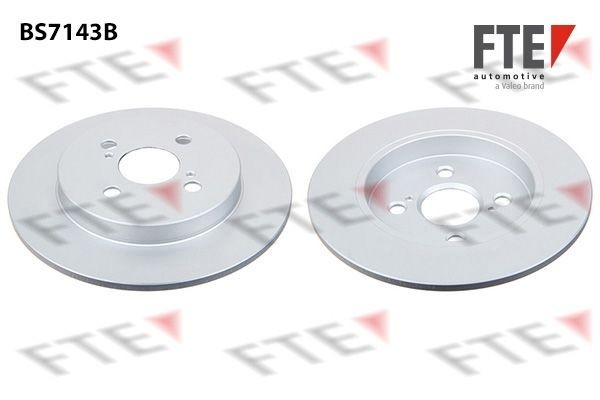 FTE BS7143B: Bremsscheibe Ø: 259mm, voll, Ø: 259mm, beschichtet