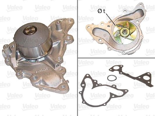 VALEO 506539: Bomba de água com juntas, sem tampa