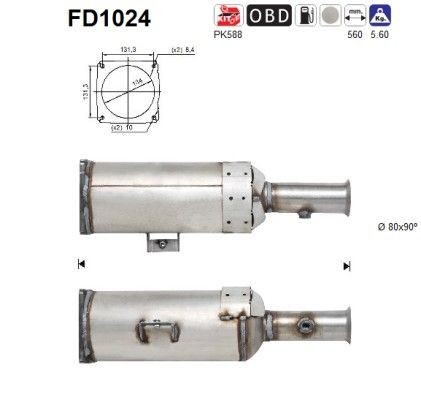 AS FD1024: Tahmafilter