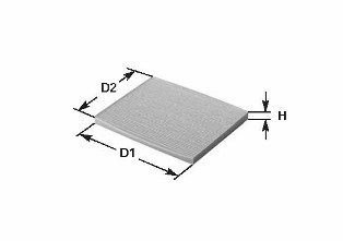 CLEAN FILTER NC2352: Innenraumfilter Filtereinsatz