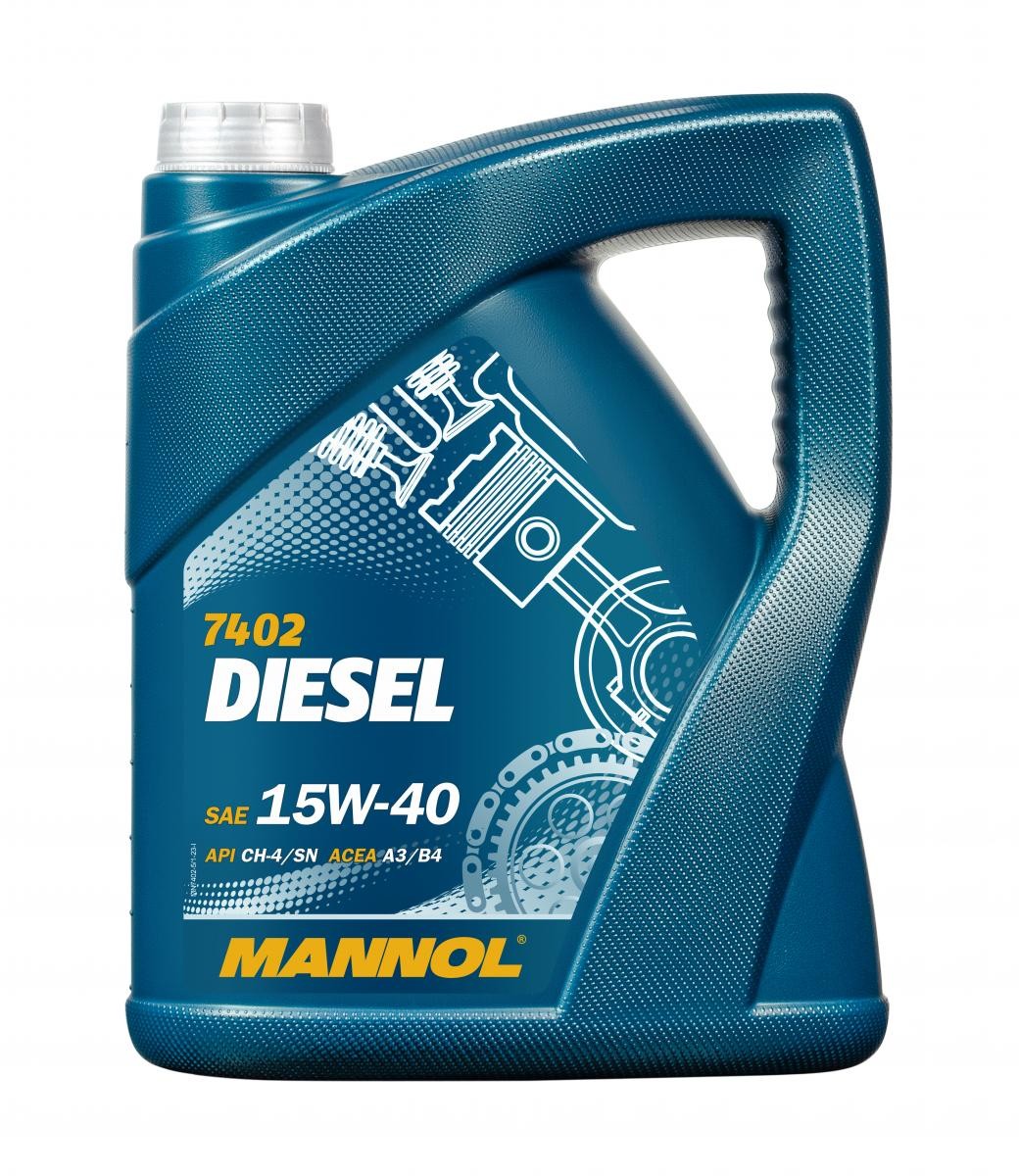 MANNOL MN7402-5: Motoröl 5l, 15W-40 DIESEL