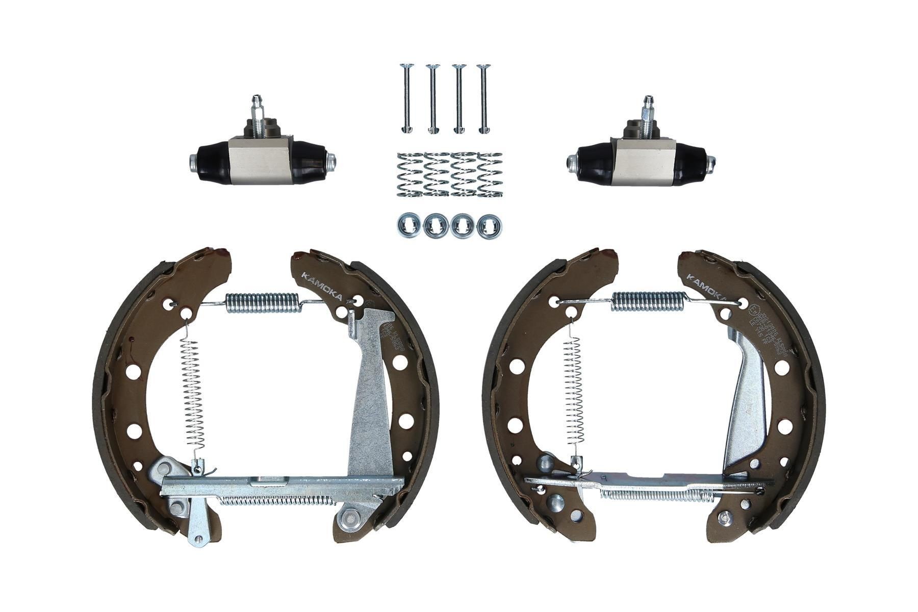 KAMOKA JQ213006: Kit frenos, disco de tambor Eje trasero, con cilindro de freno de rueda, con accesorios