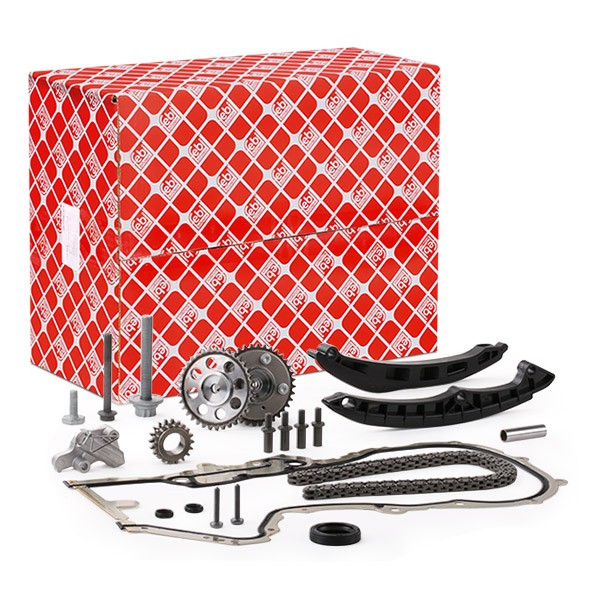 FEBI BILSTEIN 106306: Kamkedjesats Full Kit med glidskenor, med kedjespännare