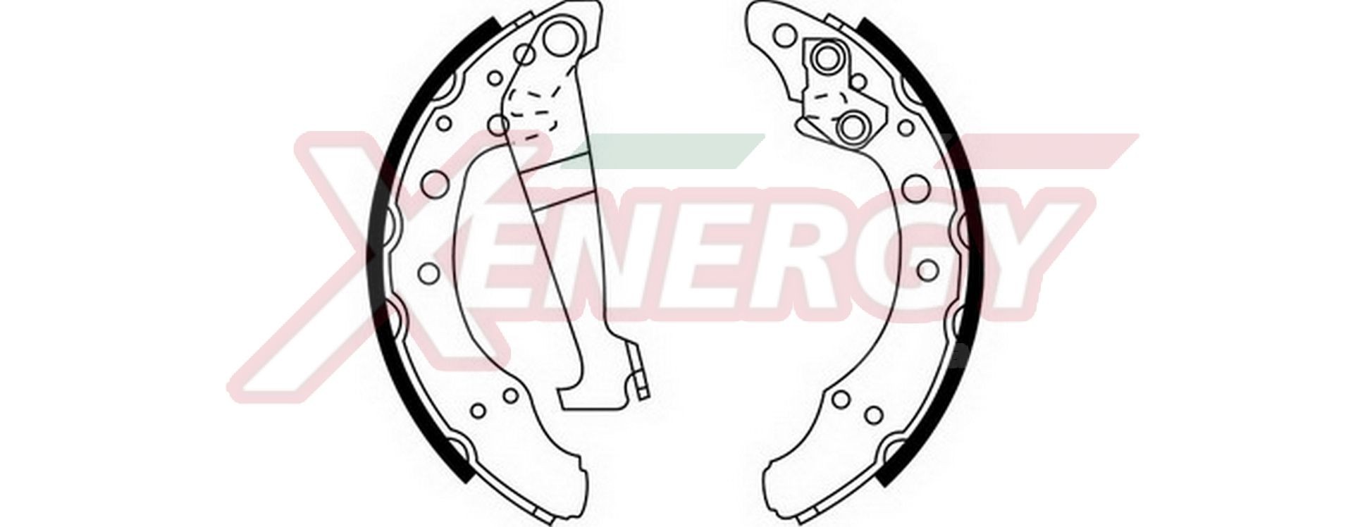 AP XENERGY X50092: Juego de zapatas de frenos 200mm