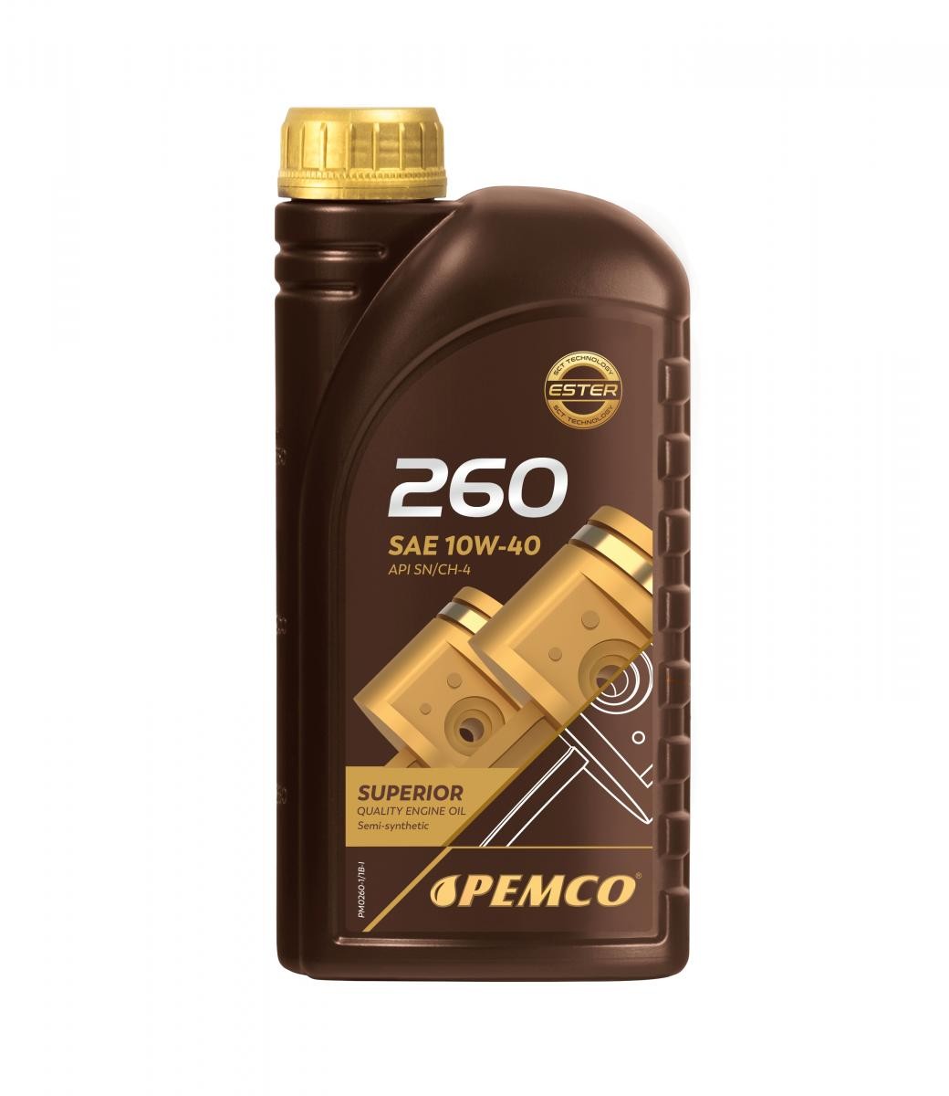 PEMCO PM0260-1: Ulei de motor 1I, 10W-40 260
