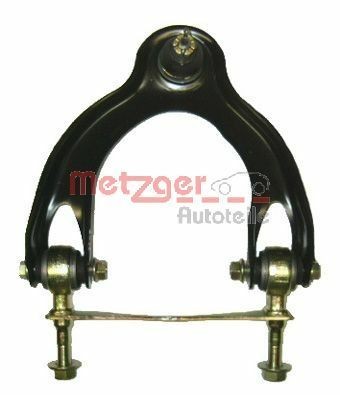 METZGER 58045802: Носач, окачване на колелата горе, на предната ос отдясно, с гумен тампон, с шарнир на носача/накрайник, COMPETENCE KIT