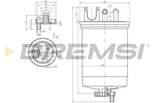 BREMSI FE1310: Kraftstofffilter
