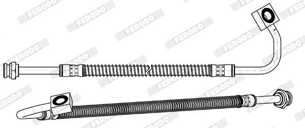 FERODO DDF083-1: Brzdový kotouč přední osa, Zadní náprava, R: 227mm, plný