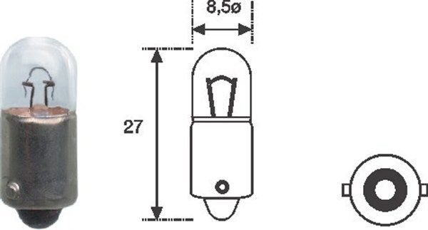 MAGNETI MARELLI 002893100000: Blinkerbirne 12V, T4W