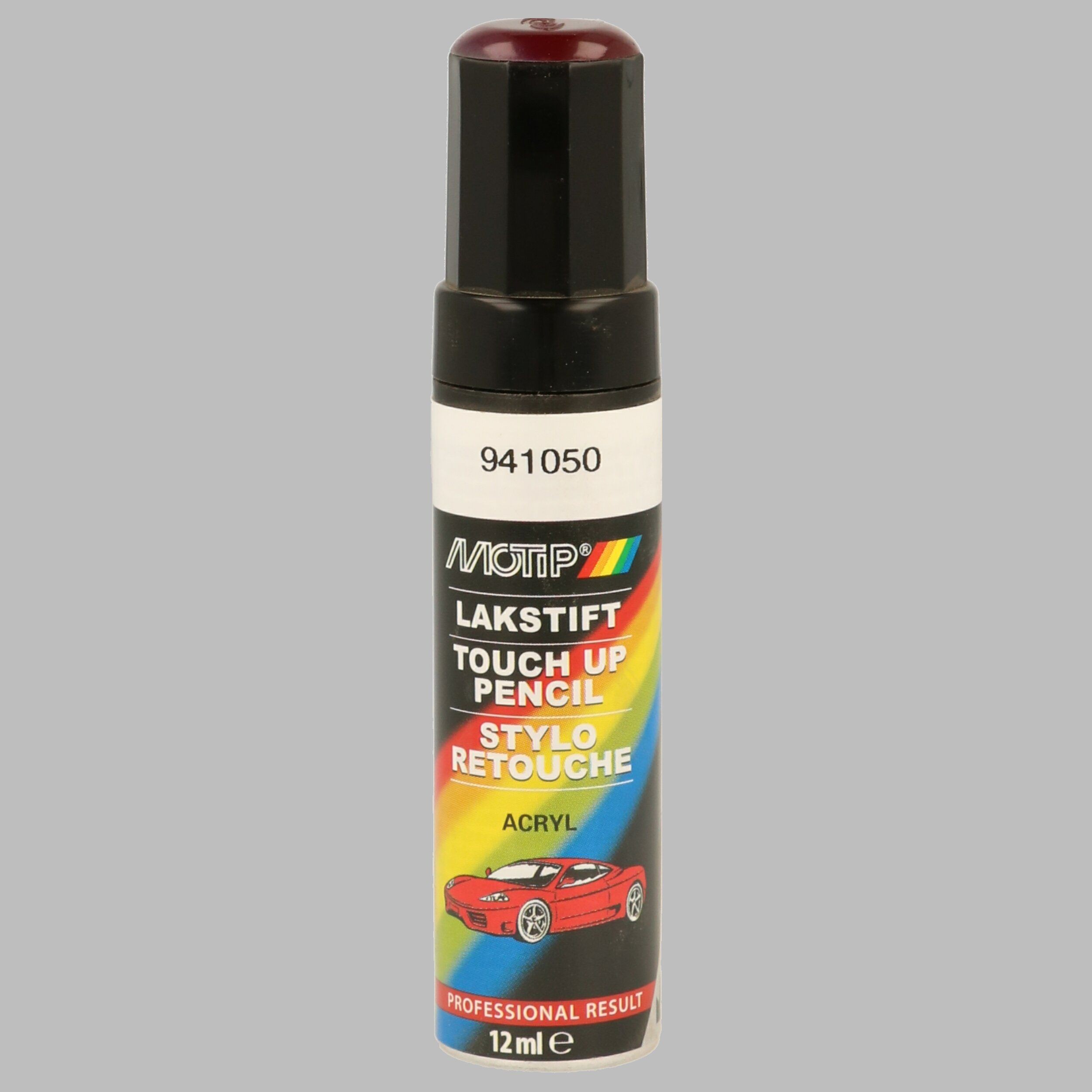 MOTIP 41530: Tr. priemonės kombinac. dažai Kompakt red metallic 400 ml