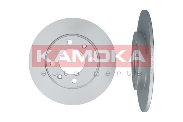 KAMOKA 103488: Féktárcsa hátsótengely, Ø: 247mm, tele, Ø: 247mm, bevonatolt