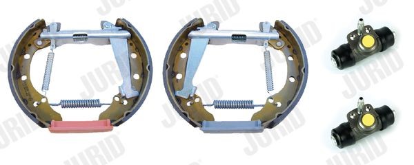 JURID 381380J: Kit frenos, disco de tambor con accesorios, con cilindro de freno de rueda KIT EVO