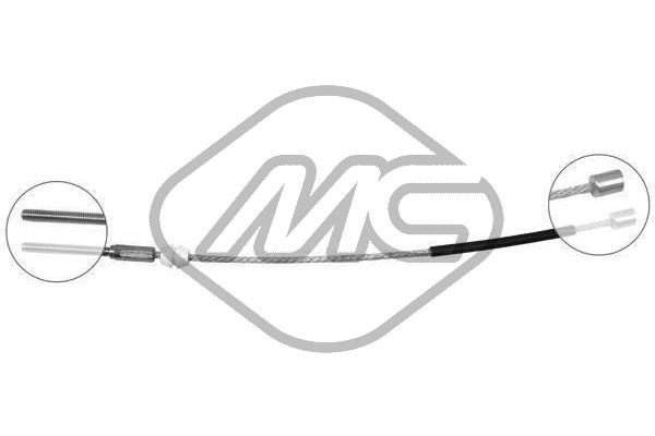 Metalcaucho 82511: Handremkabel Voor, 330mm
