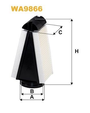 WIX FILTERS WA9866: Luchtfilter