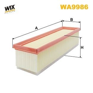 WIX FILTERS WA9986: Въздушен филтър