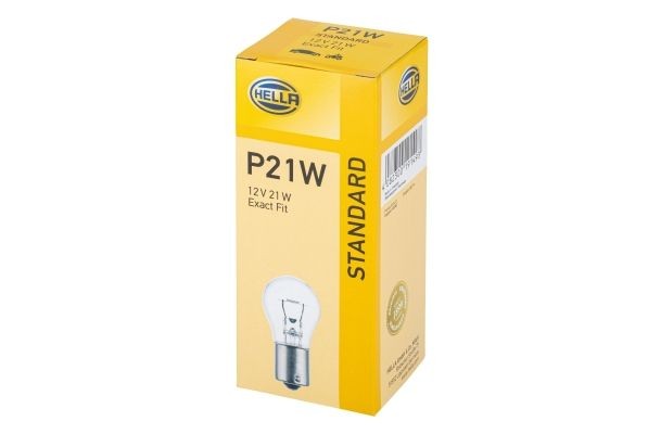 HELLA 8GA 002 073-121: Ampoule, feu clignotant STANDARD 12V, P21W
