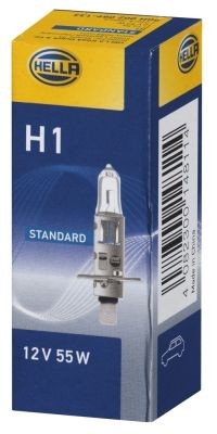 HELLA 8GH 002 089-133: Λυχνία, μεγάλα φώτα STANDARD 12V, 55W, H1