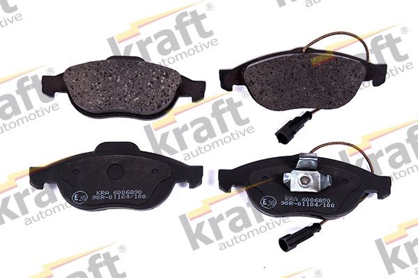 KRAFT 6006890: Brzdové platničky predna naprava