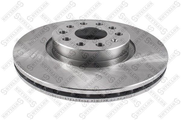 STELLOX 6020-47115V-SX: Piduriketas Esisild, Ø: 312mm, õhutusega, Ø: 312mm