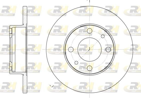 ROADHOUSE 6030.00: Piduriketas Esisild, Ø: 227mm, täis, Ø: 227mm