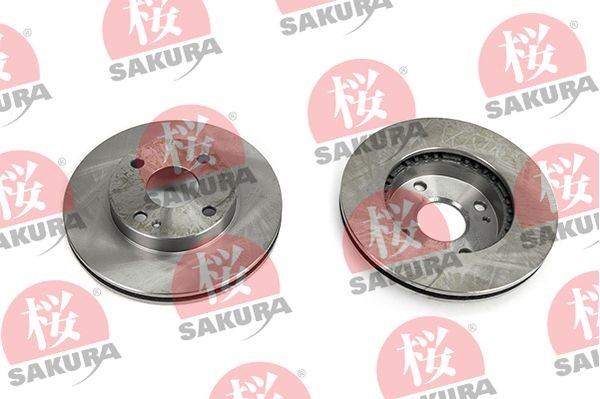 SAKURA 604-30-3630: Stabdžių diskas priekinė ašis, Ø: 235mm, vidinis ventiliavimas, Ø: 235mm