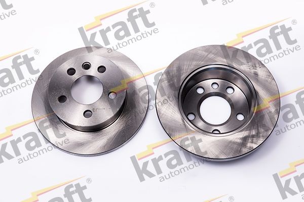 KRAFT 6040190: Stabdžių diskas Ø: 260mm, visiškai, Ø: 260,0mm