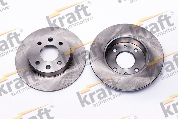 KRAFT 6045040: Bromsskiva Ø: 238mm, full, Ø: 238mm