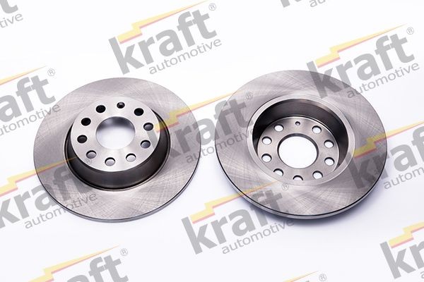 KRAFT 6050270: Bremseskive Ø: 286mm, fuldstændigt, Ø: 282,0mm