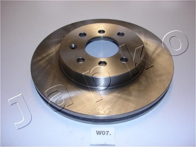 JAPKO 60W07: Bremseskive foraksel, Ø: 256mm, ventileret, Ø: 256mm