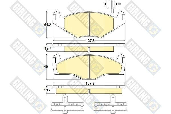 GIRLING 6104545: Piduriklotsid koos lisadega