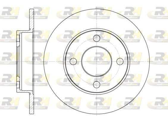 ROADHOUSE 6120.00: Piduriketas Tagasild, Ø: 245mm, täis, Ø: 245mm