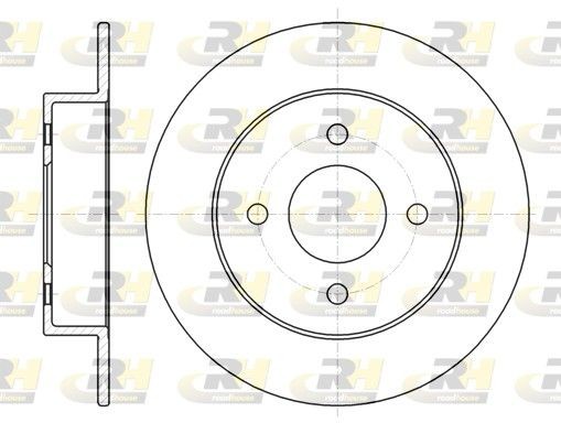 ROADHOUSE 61353.00: Piduriketas Tagasild, Ø: 240mm, täis, Ø: 240mm