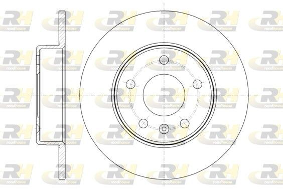 ROADHOUSE 61468.00: Piduriketas Tagasild, Ø: 263,9mm, täis, Ø: 264mm