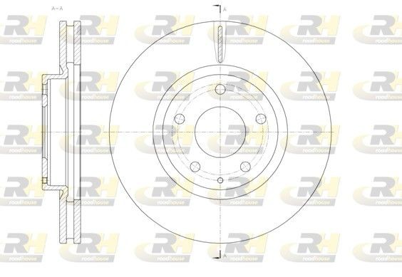ROADHOUSE 61520.10: Piduriketas Esisild, Ø: 297mm, õhutusega, Ø: 297mm