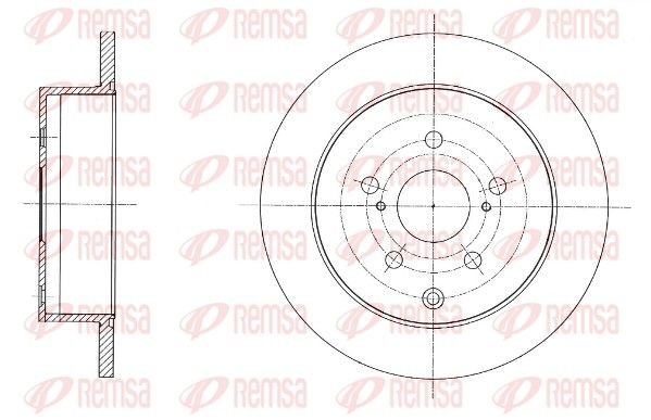REMSA 61592.00: Piduriketas Tagasild, Ø: 297,6mm, täis, Ø: 298mm