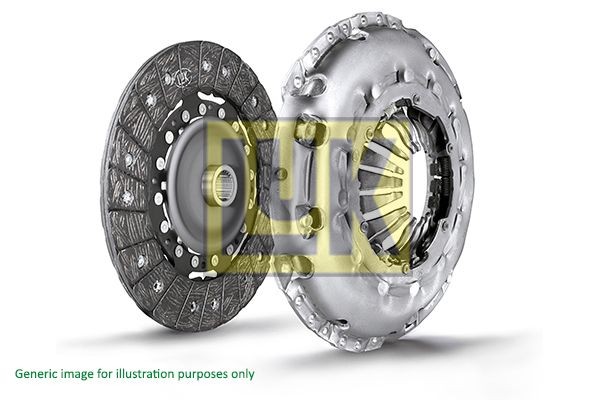 LuK 622 3360 09: Kit frizione con spingidisco frizione, con disco frizione, senza cuscinetto disinnesto BR 0222