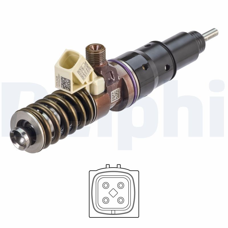 DELPHI 6350045: Korpuss, Degvielas filtrs