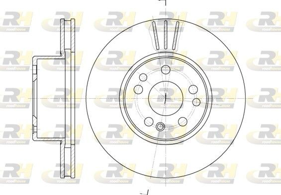 ROADHOUSE 6351.10: Piduriketas Esisild, Ø: 310mm, õhutusega, Ø: 310mm