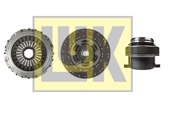 LuK 643 3402 00: Kit ambreiaj cu rulment presiune, cu disc ambreiaj BR 0222