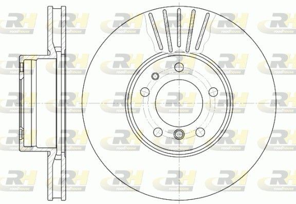 ROADHOUSE 6511.10: Piduriketas Esisild, Ø: 324mm, õhutusega, Ø: 324mm