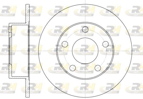 ROADHOUSE 6803.00: Piduriketas Tagasild, Ø: 245mm, täis, Ø: 245mm