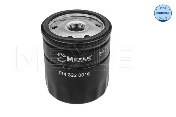 MEYLE 714 322 0016: Eļļas filtrs ar atgriezējvārstu, ORIGINAL Quality