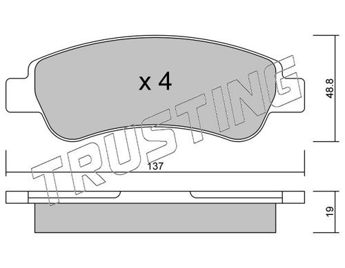 TRUSTING 726.0: Bremseklodser