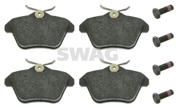 SWAG 74 91 6245: Piduriklotsid Tagasild, koos kruvidega, koos kruvikomplektiga