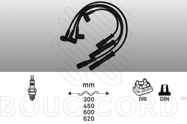 EFI AUTOMOTIVE 8112: Süütesüsteemikomplekt EFI - BOUGICORD 300mm