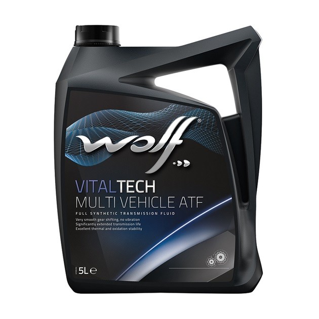 WOLF 8305702: Automatväxellådsolja (ATF) WOLF VITALTECH MULTI VEHICLE ATF 5l, ATF III Vitaltech, Multi Vehicle ATF